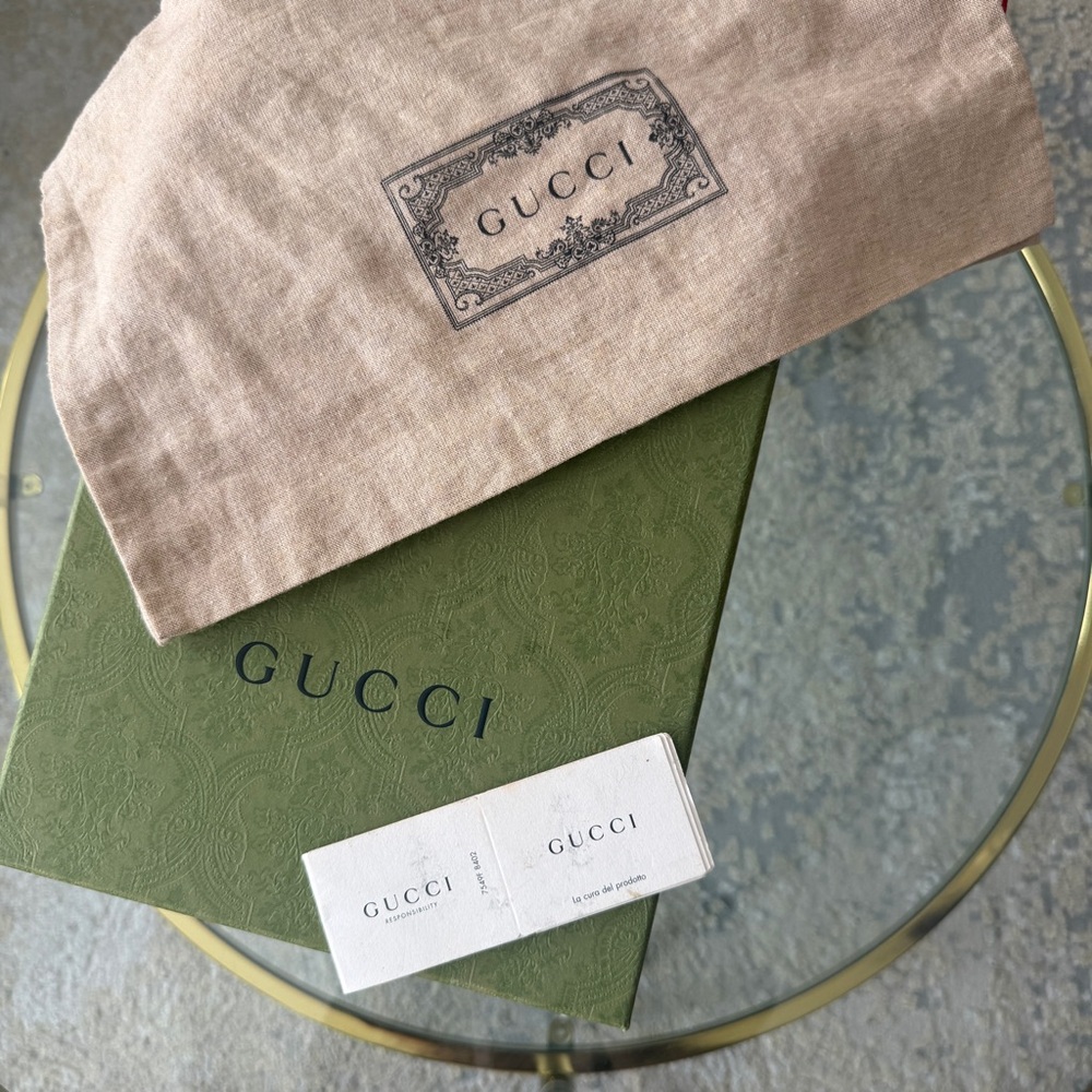 Gucci Ophidia GG Supreme Pouch - Classic Web Stripe - Picture 14 of 17